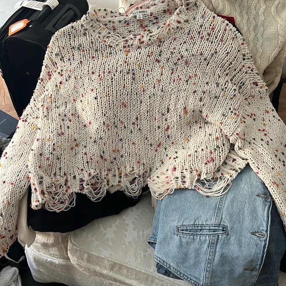 Cropped sweater - Picture 1 of 2